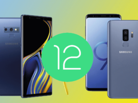 Android 12 para el Galaxy S9 y Note 9