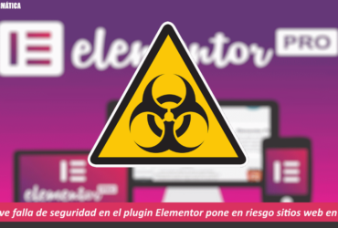 Falla de seguridad en el plugin Elementor