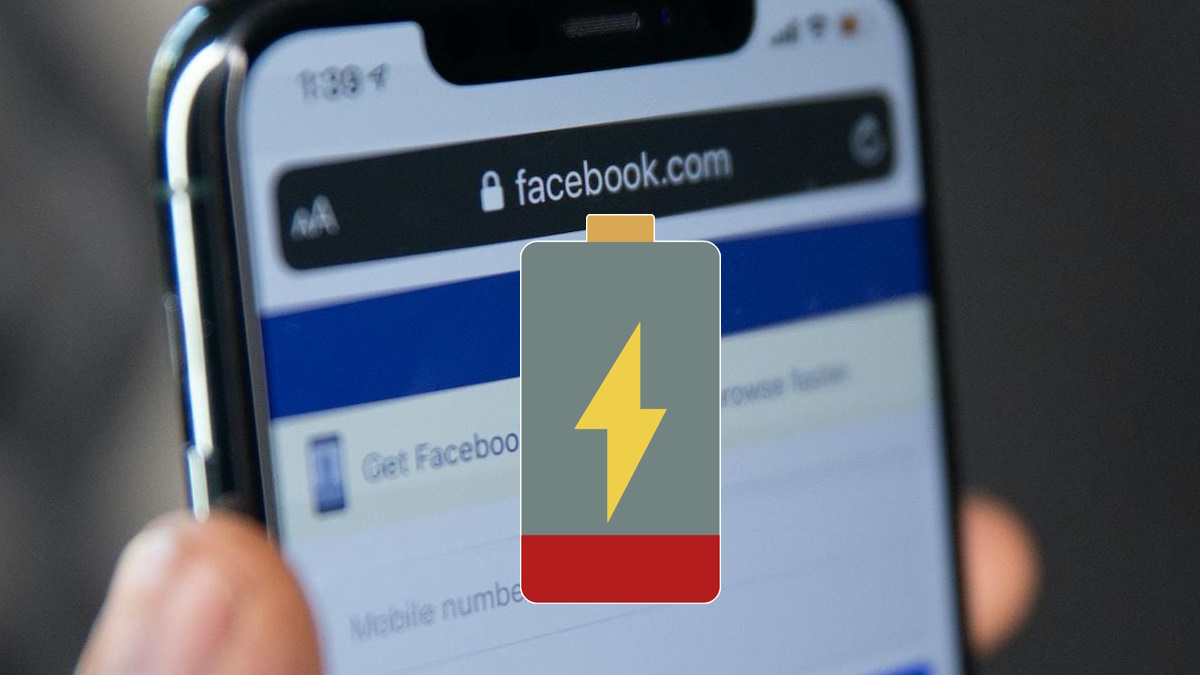 Facebook estaría drenando la batería de los teléfonos móviles
